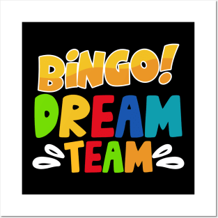 Bingo Dream Team T shirt For Women Posters and Art